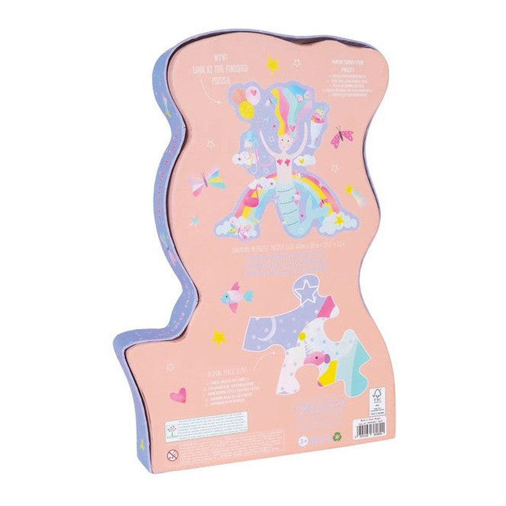 Puzzle Kraina Fantazji Floss & Rock – 40 elementów, syrena – zdjęcie 3