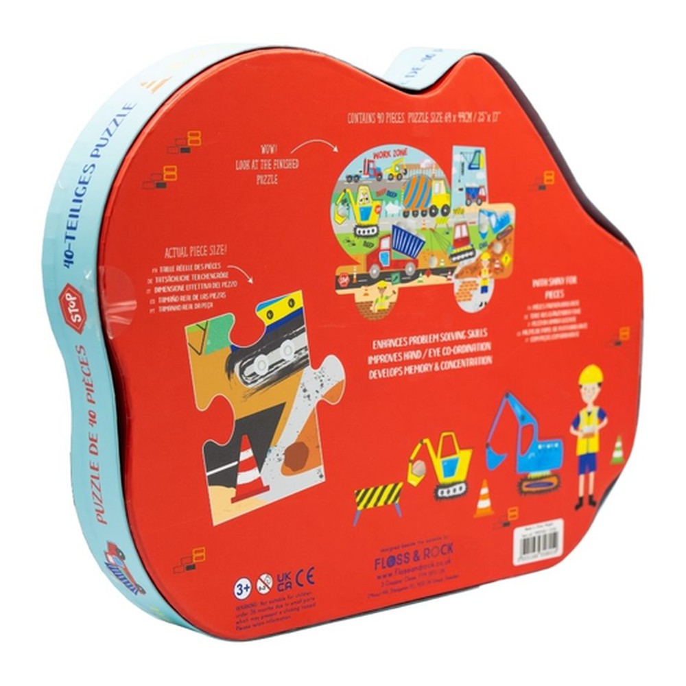 Puzzle Na Budowie Floss & Rock – 40 elementów – zdjęcie 4