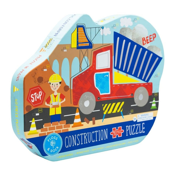 Puzzle Na Budowie Floss & Rock – 40 elementów