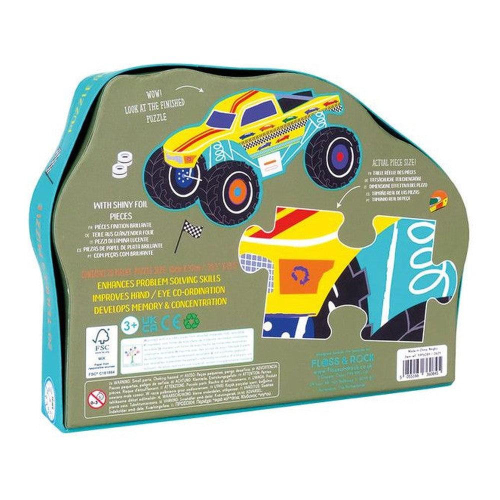 Puzzle Samochody Floss & Rock – 20 elementów – zdjęcie 3