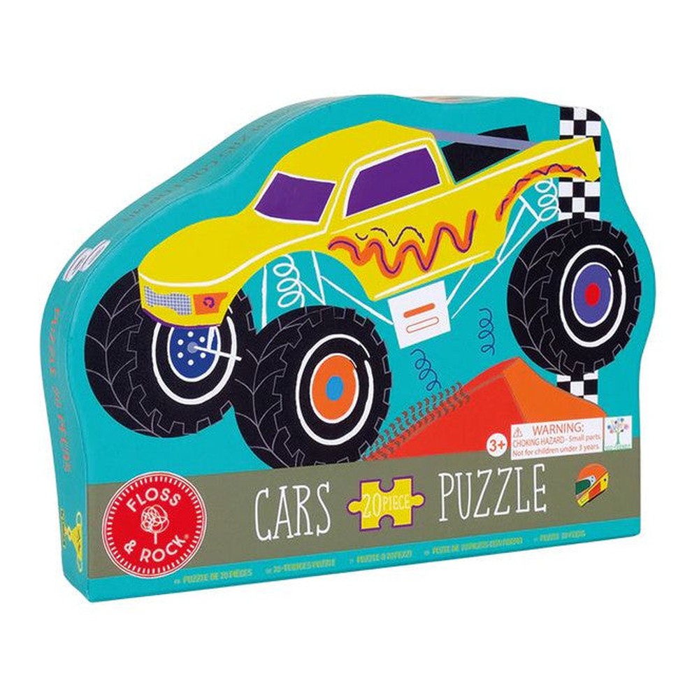 Puzzle Samochody Floss & Rock – 20 elementów