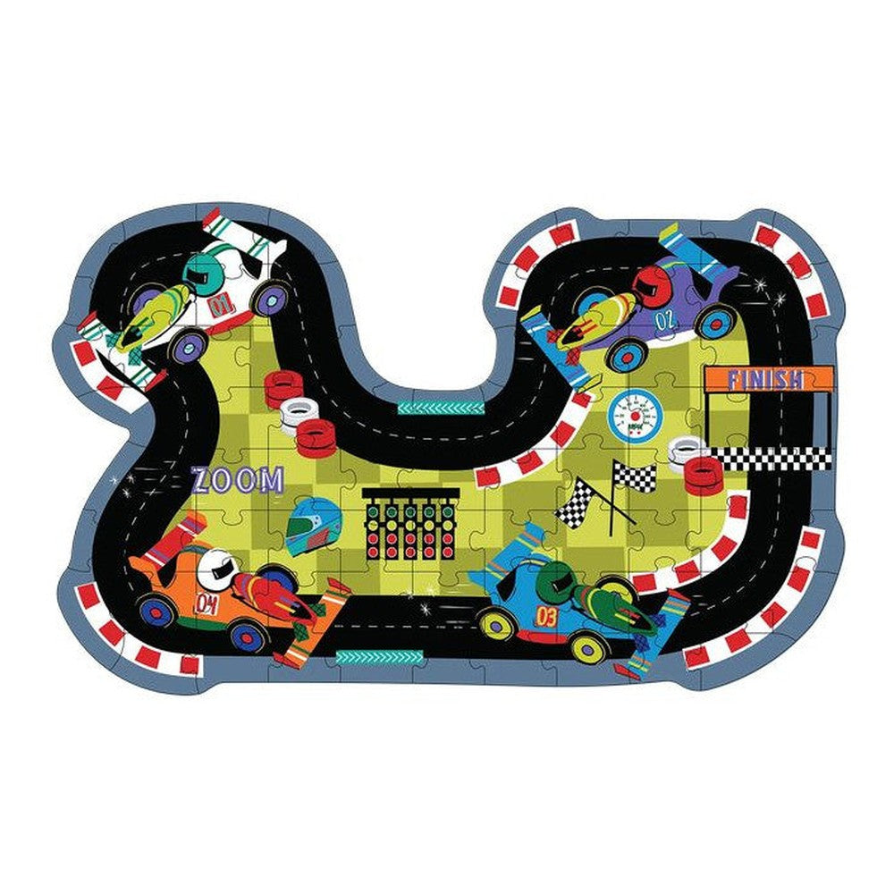 Puzzle Samochody Floss & Rock – 80 elementów w kształcie toru – zdjęcie 2