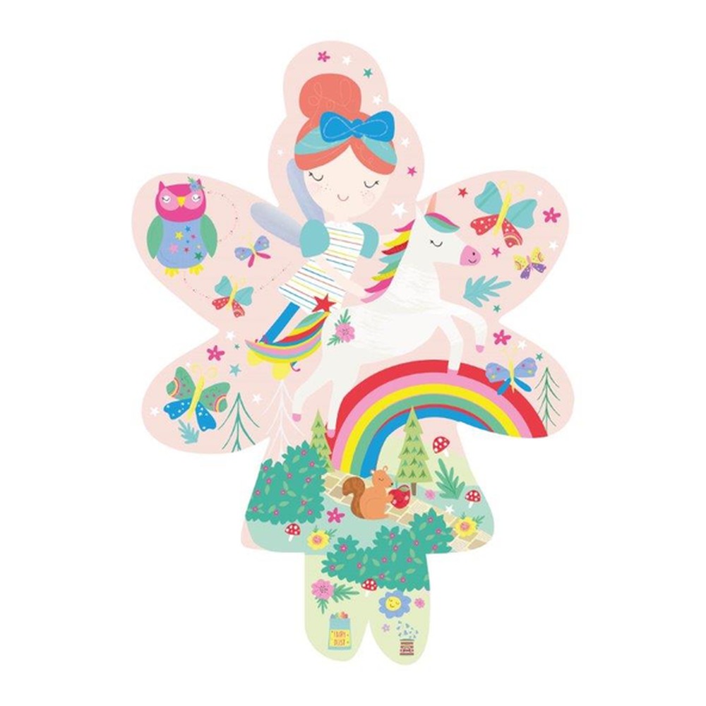 Puzzle Tęczowe Wróżki Floss & Rock – 20 dużych elementów – zdjęcie 2