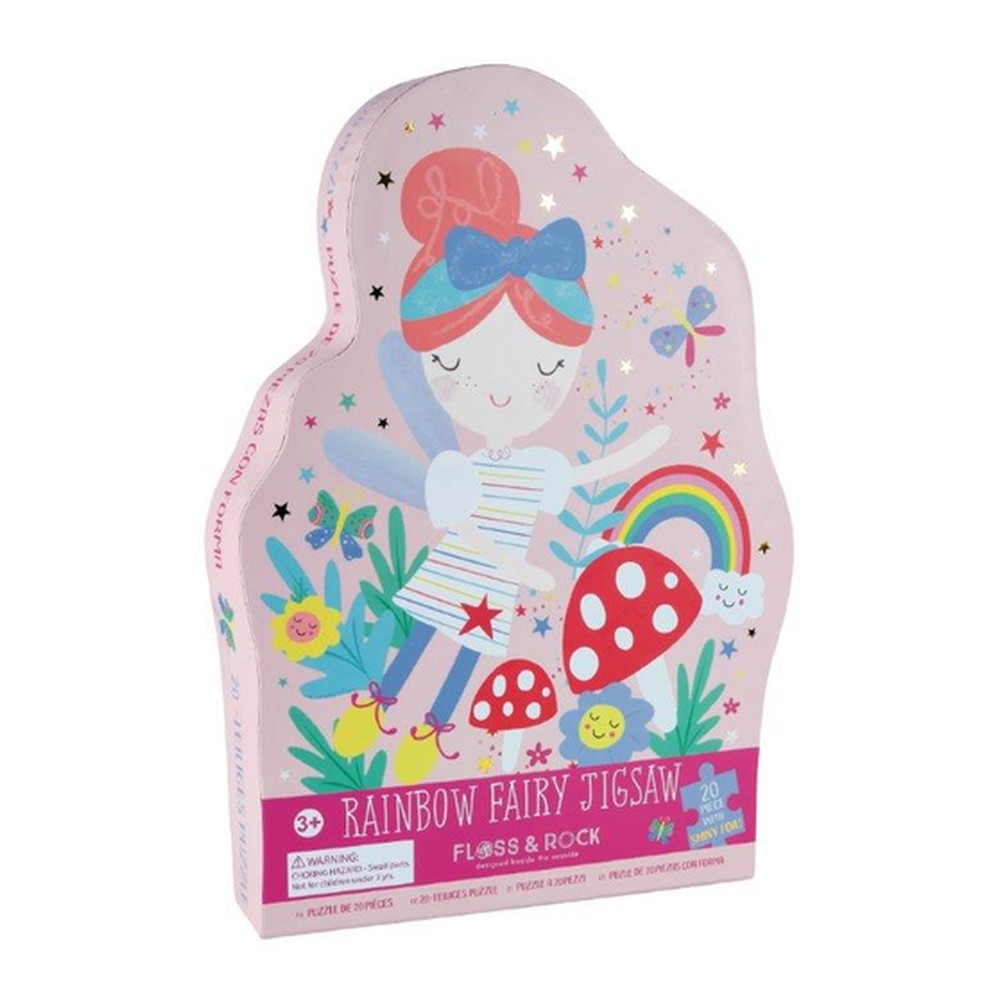 Puzzle Tęczowe Wróżki Floss & Rock – 20 dużych elementów – zdjęcie 3