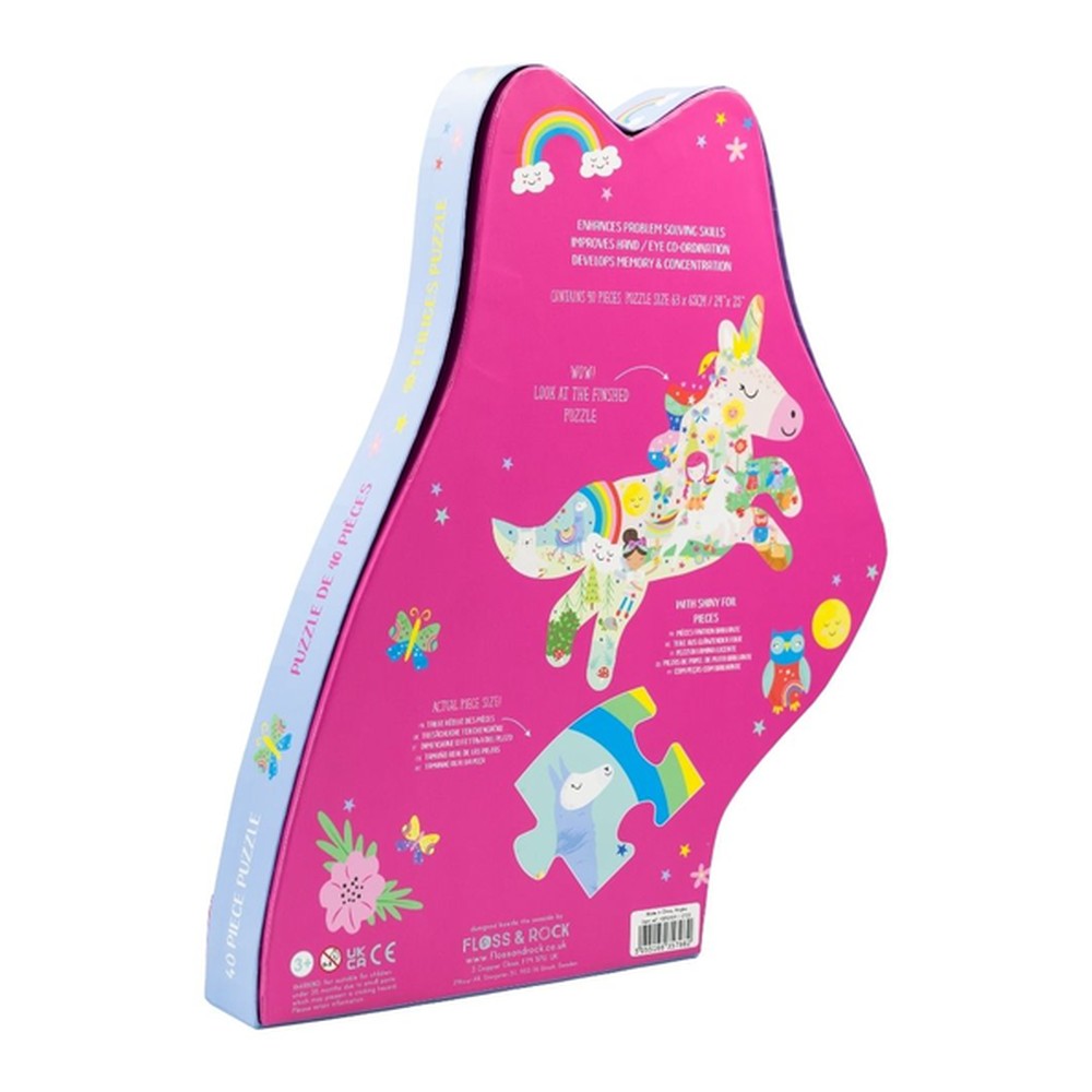 Puzzle Tęczowe Wróżki Floss & Rock – 40 elementów – zdjęcie 4