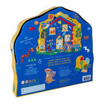 Puzzle w kształcie domku Zwierzaki Floss & Rock – 80 elementów – zdjęcie 4