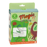 Puzzle wodne zmieniające kolory Floss & Rock – Dinozaury, 16 elementów