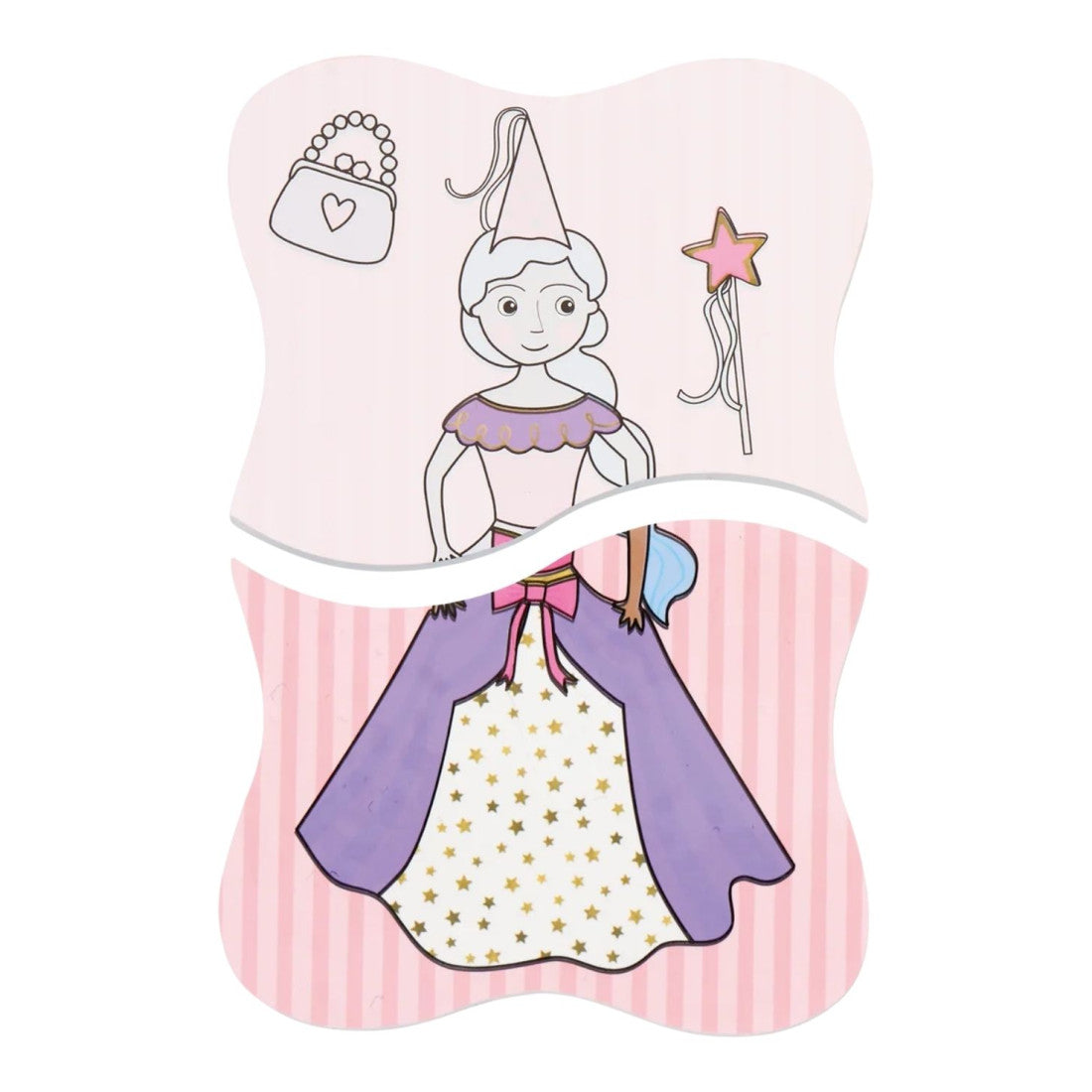 Puzzle wodne zmieniające kolory Floss & Rock – Księżniczki, 16 elementów – zdjęcie 3