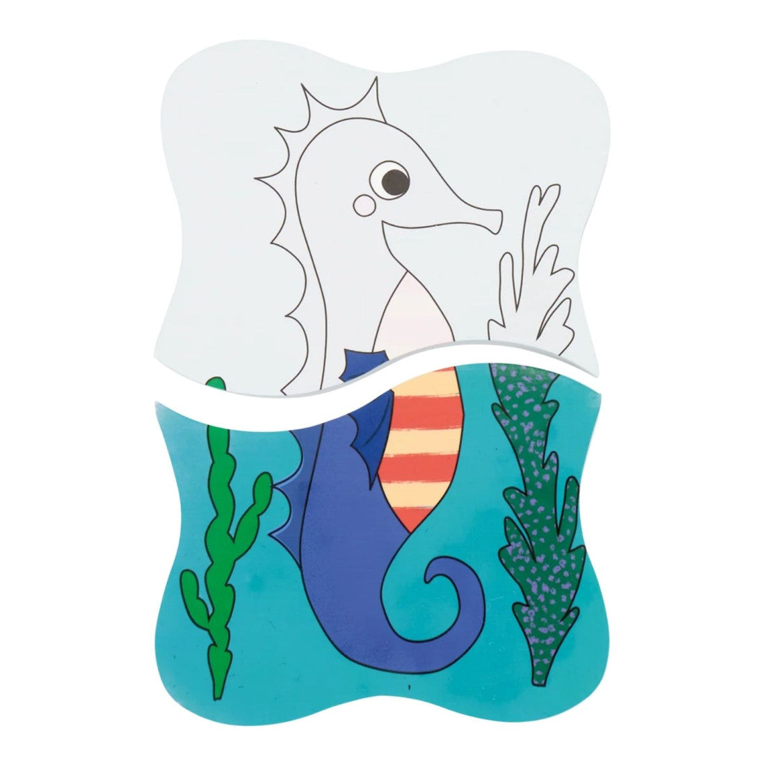 Puzzle wodne zmieniające kolory Floss & Rock – Ocean, 16 elementów – zdjęcie 3