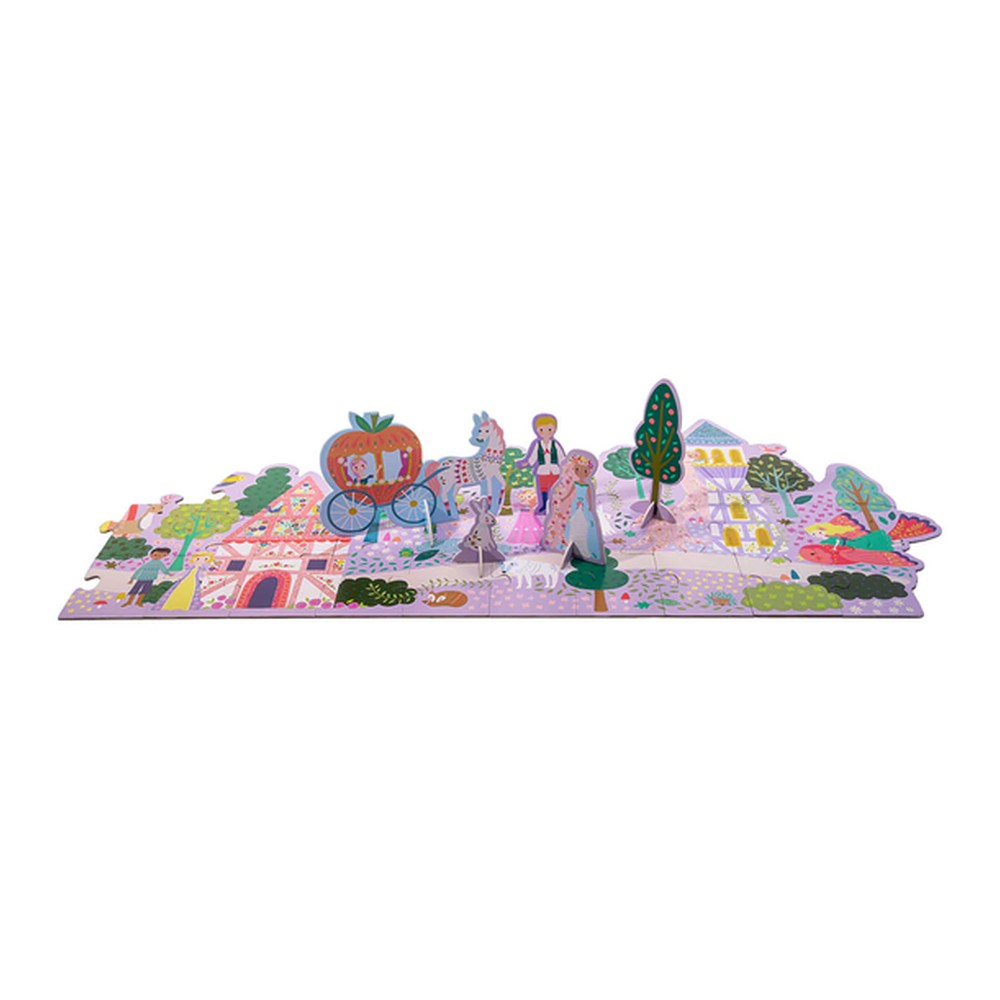 Puzzle z figurkami Bajkowy Świat Floss & Rock – 60 elementów – zdjęcie 4