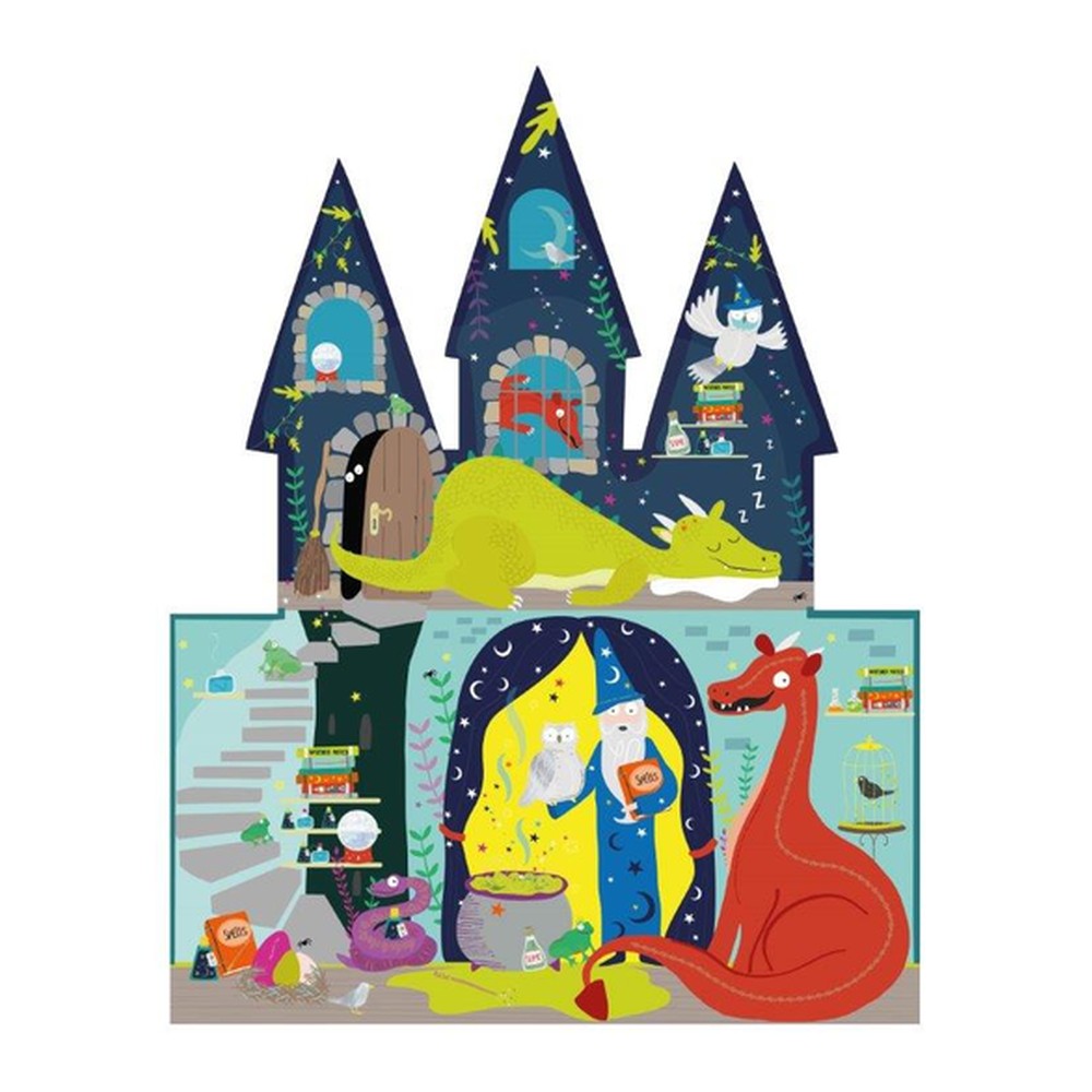 Puzzle Zaczarowany Zamek Floss & Rock – 40 elementów – zdjęcie 2