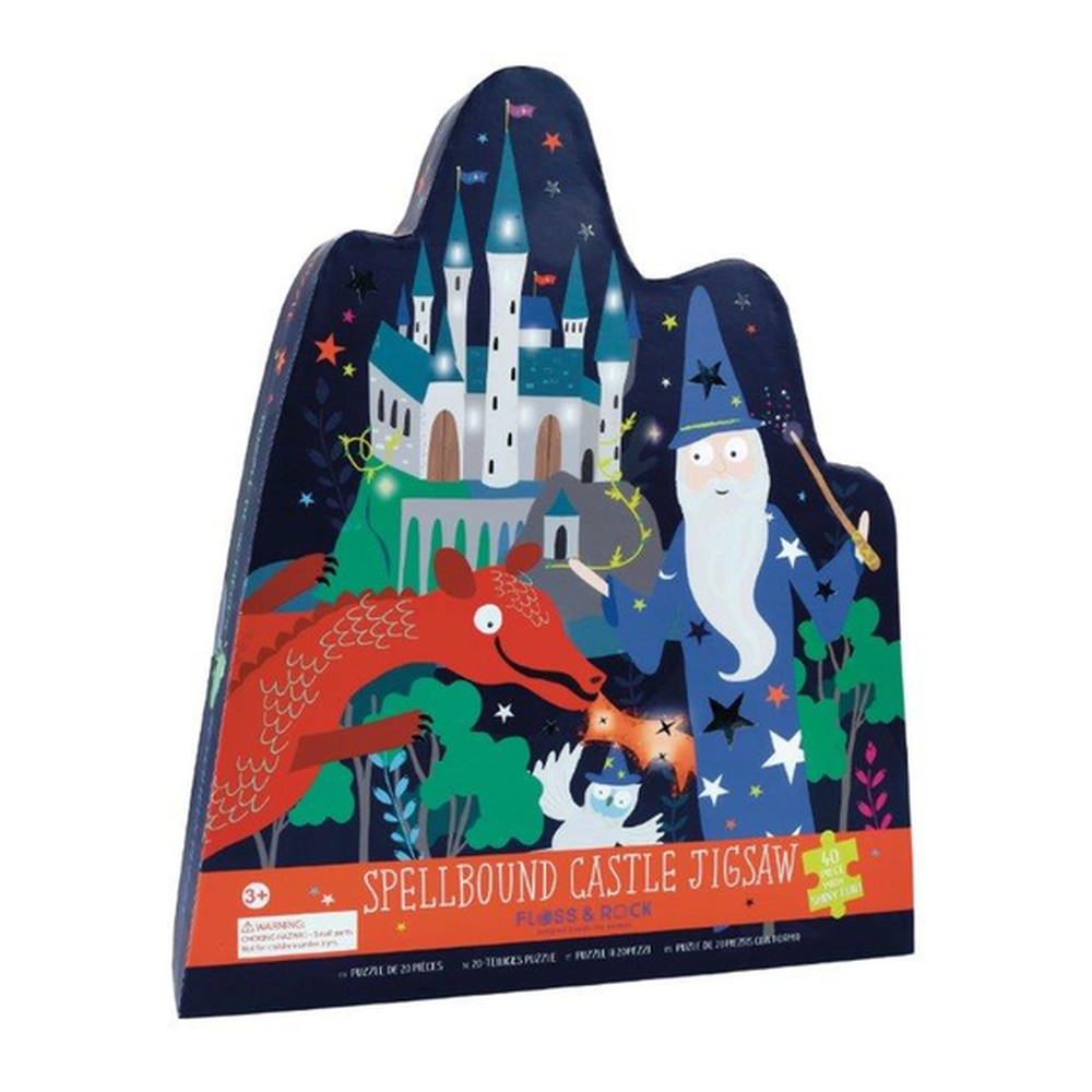 Puzzle Zaczarowany Zamek Floss & Rock – 40 elementów – zdjęcie 3