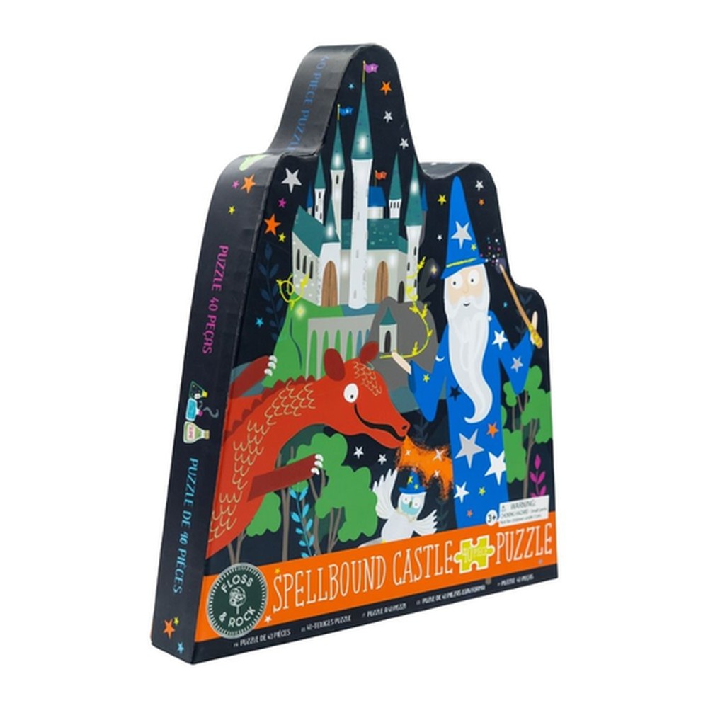 Puzzle Zaczarowany Zamek Floss & Rock – 40 elementów
