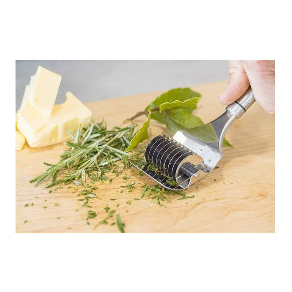 Rozdrabniacz do ziół z owalnym uchwytem Kitchen Craft – stal nierdzewna – zdjęcie 2