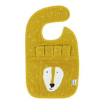 Śliniak Lew Trixie – bawełna organiczna, 44 × 26 cm