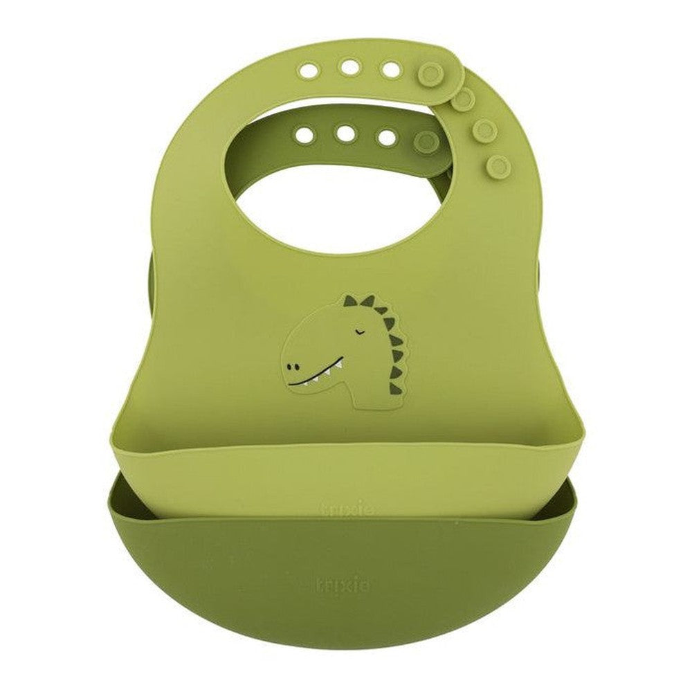 Śliniaki silikonowe Dinozaur Trixie – 2 szt., 29 × 22 cm