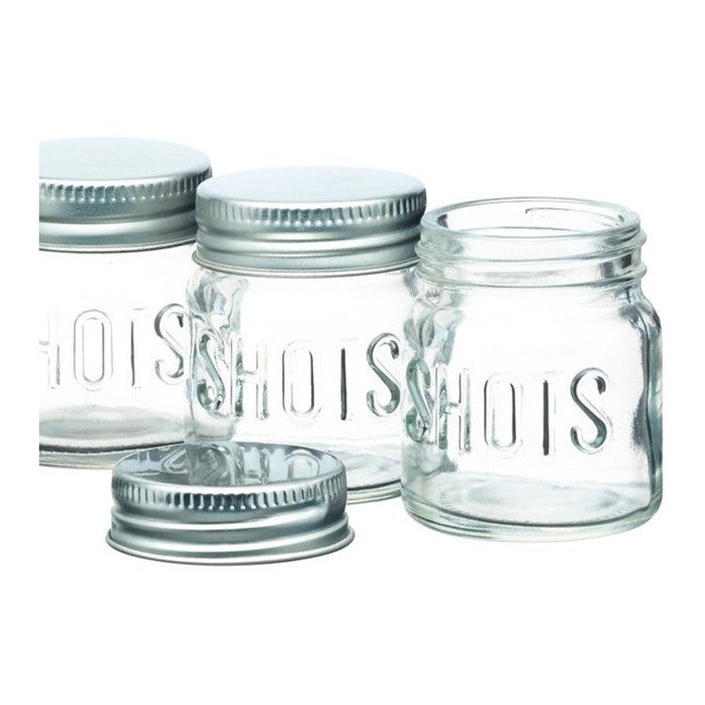 Słoiczki do shotów BarCraft Mini Kitchen Craft – 6 szt. po 60 ml – zdjęcie 2