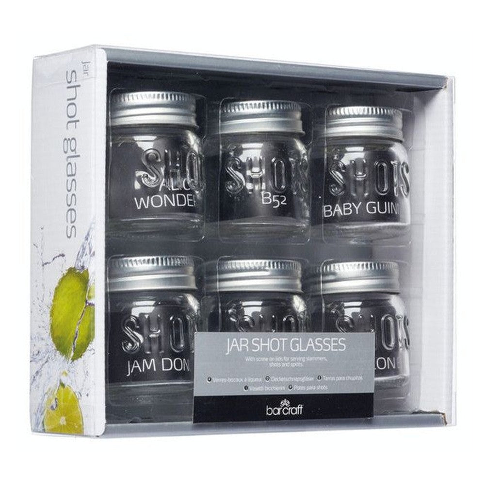 Słoiczki do shotów BarCraft Mini Kitchen Craft – 6 szt. po 60 ml – zdjęcie 5