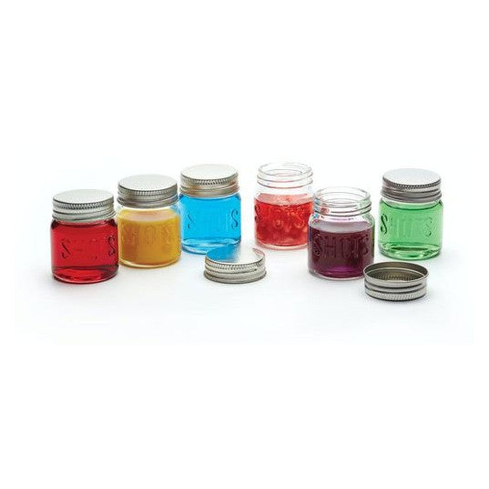 Słoiczki do shotów BarCraft Mini Kitchen Craft – 6 szt. po 60 ml