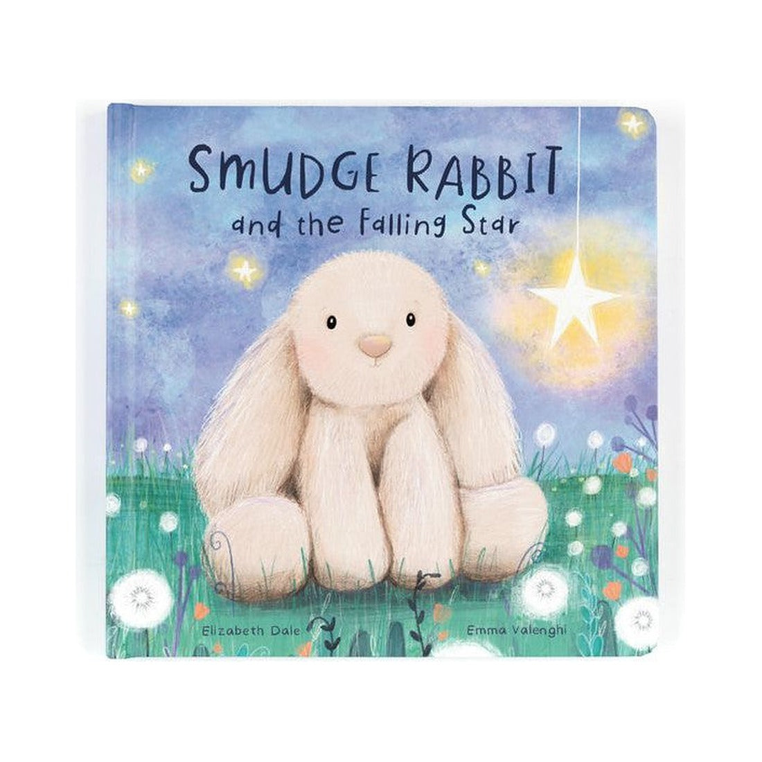 Książeczka Jellycat „Smudge Rabbit and the Falling Star” – okładka z przodu