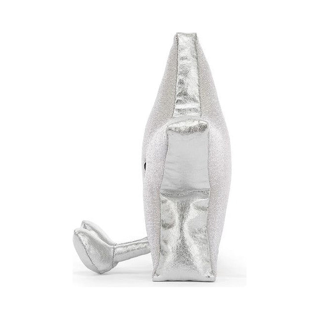Maskotka Jellycat Amuseables – Srebrna Gwiazdka 17 cm, zbliżenie na srebrną nóżkę