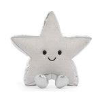 Maskotka Jellycat Amuseables – Srebrna Gwiazdka 17 cm, widok z przodu