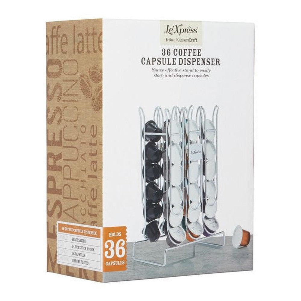 Stojak na kapsułki Nespresso Le'Xpress Kitchen Craft – na 36 szt. – zdjęcie 3