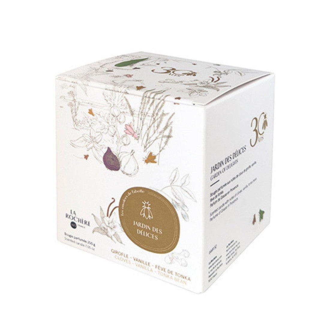 Świeca zapachowa Abeille La Rochère – goździki i wanilia, 300 ml – zdjęcie 4