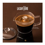 Szklana kawiarka Verona La Cafetière – czarna, 290 ml – zdjęcie 2