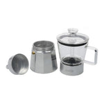 Szklana kawiarka Verona La Cafetière – srebrna, 290 ml – zdjęcie 3