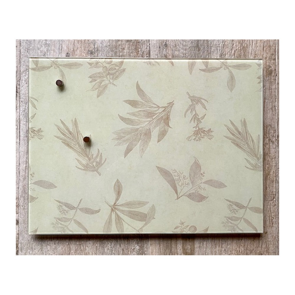 Szklana tablica magnetyczna Kitchen Craft – szałwiowa 44 × 33 cm