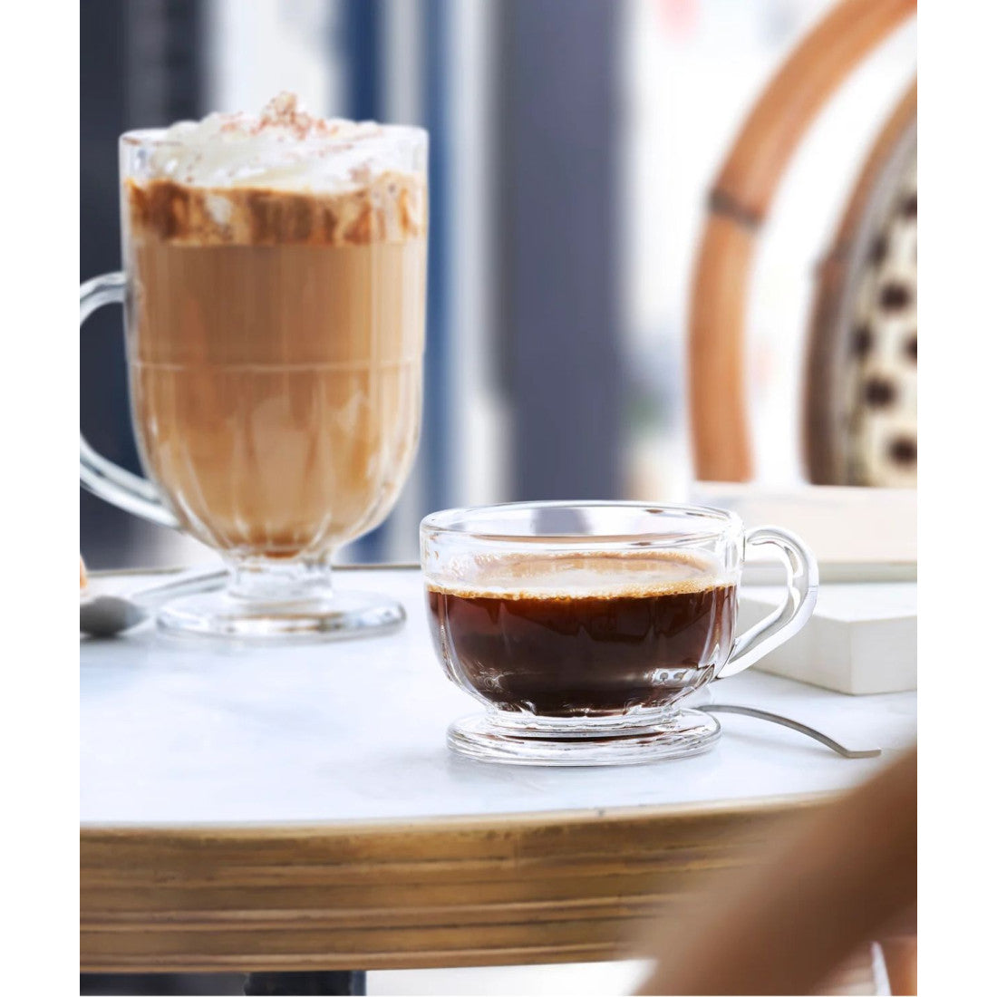 Szklanka do espresso Flore La Rochère – transparentna 100 ml – zdjęcie 3