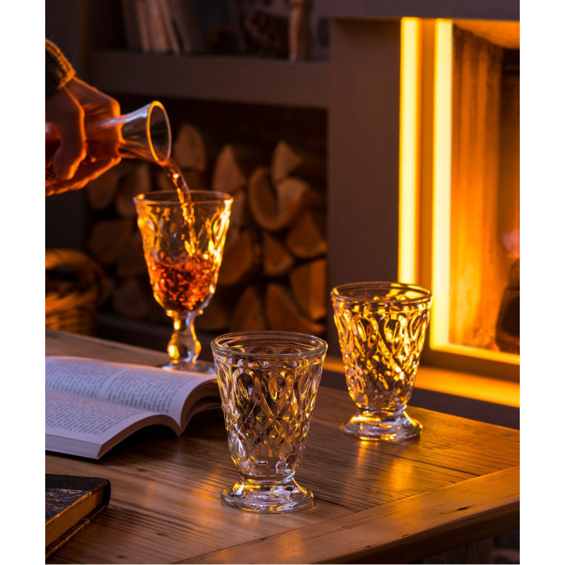 Szklanka Lyonnais La Rochère – ametystowa 200 ml – zdjęcie 4