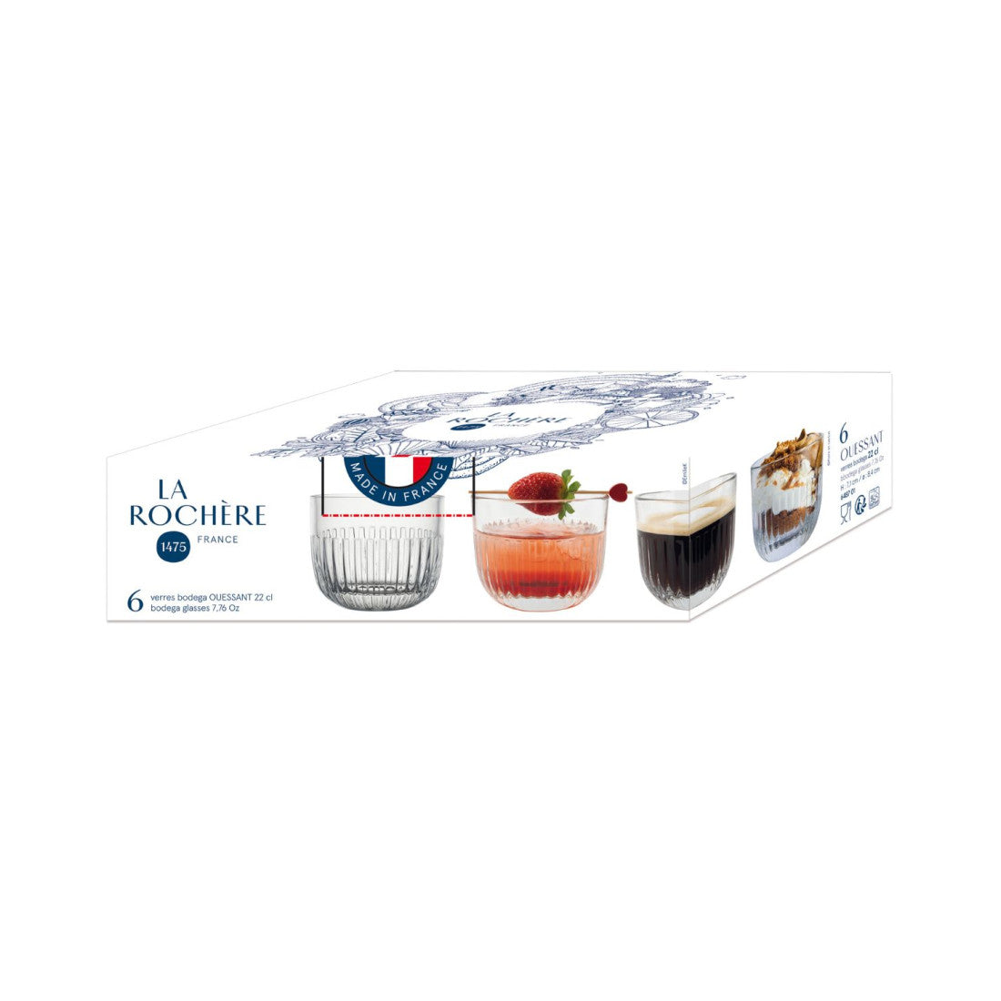 Szklanka Ouessant La Rochère 220 ml – zdjęcie 6