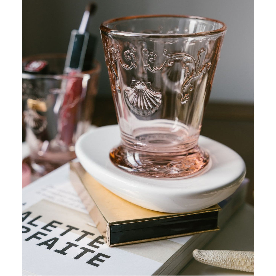 Szklanka Wersal La Rochère 240 ml – różowa – zdjęcie 2