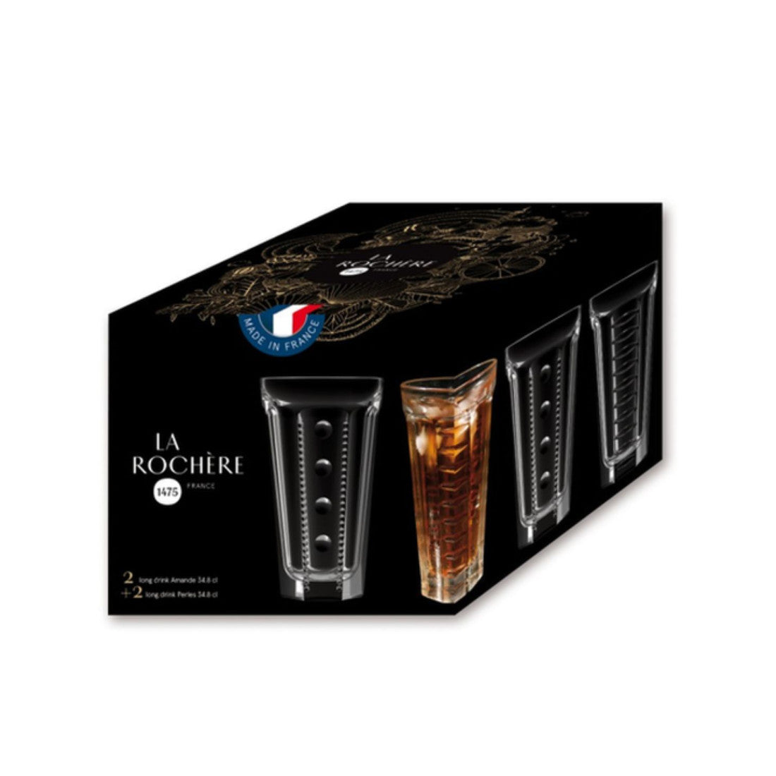 Szklanki do drinków Saga La Rochère – 4 szt., 330 ml – zdjęcie 8