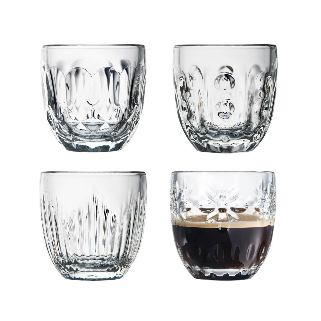 Szklanki do espresso Troquet La Rochère – 4 szt., 100 ml