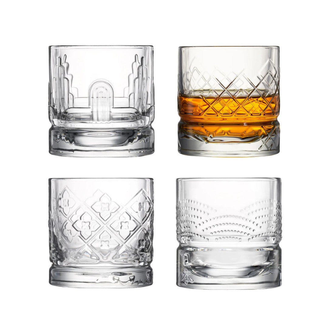 Szklanki do whisky Dandy La Rochère – 4 szt., transparentne 370 ml