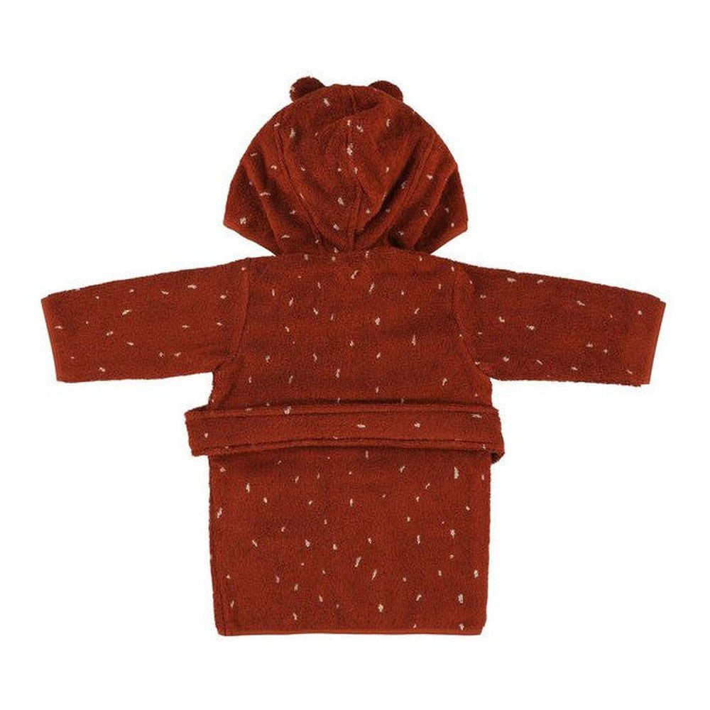 Szlafrok Małpka Trixie – frotte z bawełny organicznej, rozmiar 1–2 lata – zdjęcie 2