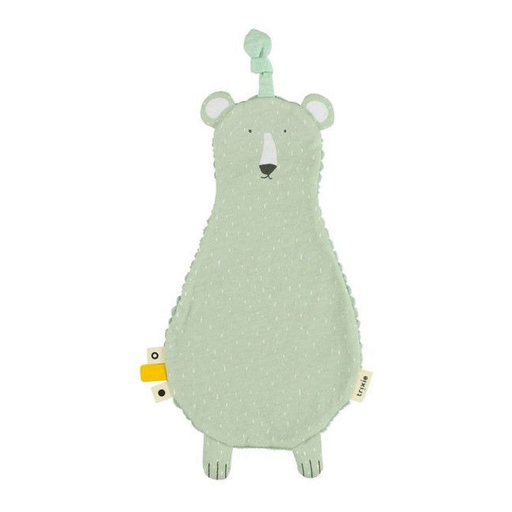 Szmatka przytulanka do smoczka Miś Polarny Trixie – 37 × 16 cm
