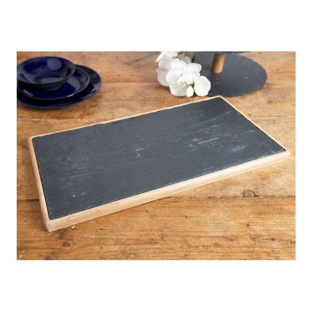 Taca serwisowa Cocoon Mikasa – z łupka, 32 × 25 cm – zdjęcie 2