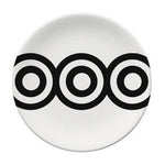Talerz płaski porcelanowy Zen PPD – biały, Ø 26,5 cm, zestaw 4 szt.