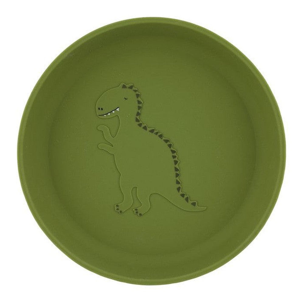 Talerz silikonowy Dinozaur Trixie – 18 × 18 × 2,5 cm