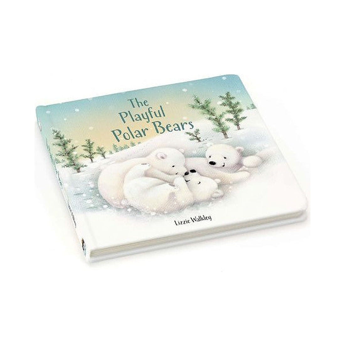 Książeczka Jellycat „The Playful Polar Bears” (wydanie angielskie) – okładka, widok pod kątem