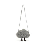Torebka na ramię Jellycat Amuseables – Chmurka Burzowa 24 cm, torebka zawieszona na długim pasku