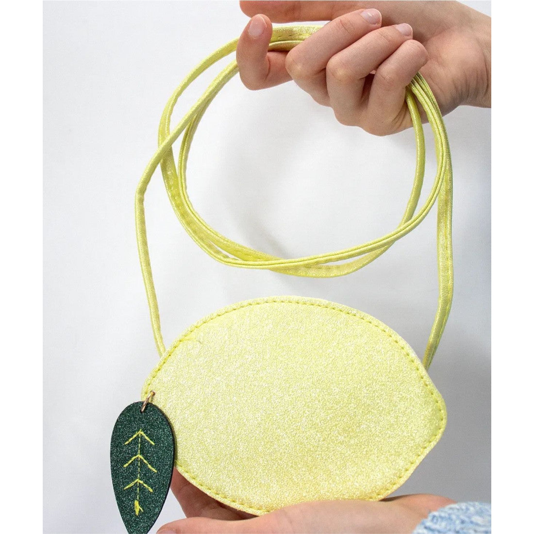 Torebka na ramię Cytryna Yuko.B – żółta, 14 × 5,5 × 10 cm – zdjęcie 5
