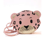 Torebka na ramię Leo the Leopard Yuko.B – różowa, 16 × 5 × 13 cm – zdjęcie 3