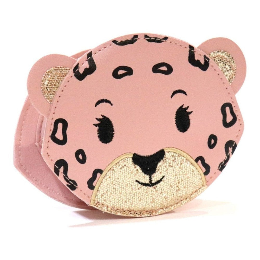 Torebka na ramię Leo the Leopard Yuko.B – różowa, 16 × 5 × 13 cm