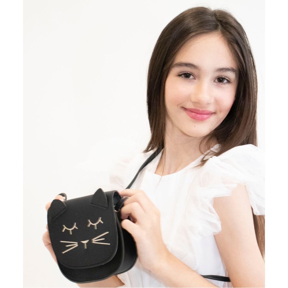 Torebka na ramię Mina Yuko.B – czarna, 14 × 4,5 × 15 cm – zdjęcie 3
