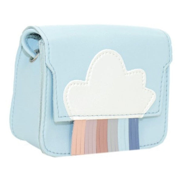 Torebka na ramię Rainbow Mini Yuko.B – niebieska, 11 × 5 × 12,5 cm